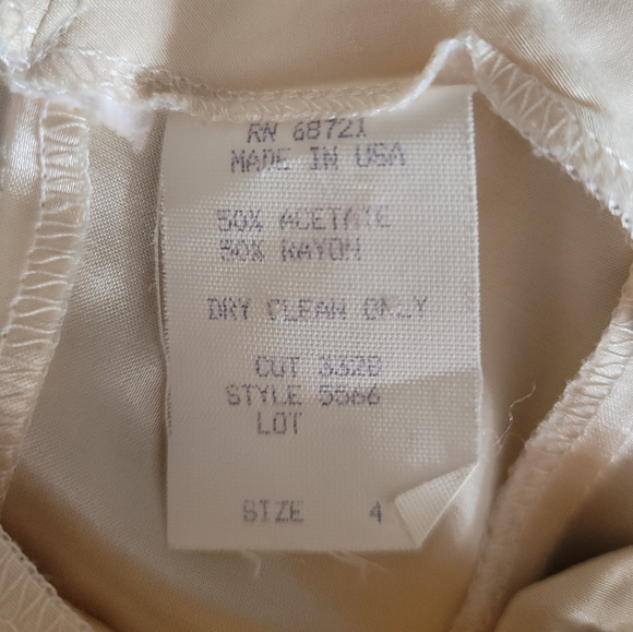 1990s Vintage Sleeveless Dress, Size 4 - Picture 9 of 9